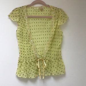 Summer Lemon Sparkle Top